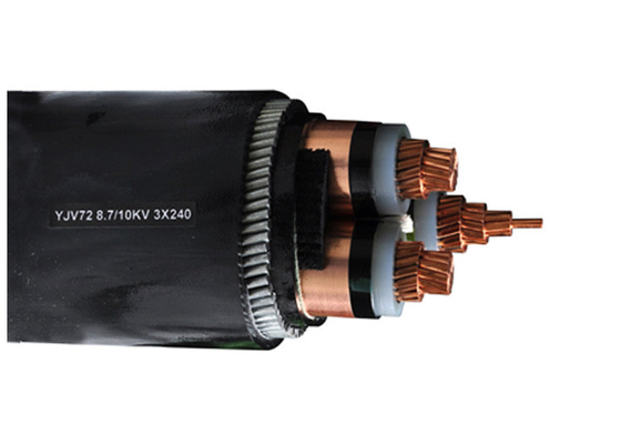 CHINA Hochspannung 3 x 240 entkernen elektrisches gepanzertes elektrisches Kabel drei SWA DES CU-mm2 Kabel fournisseur
