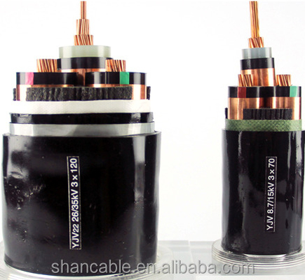 CHINA XLPE-isoliertes schwarzes PVC-Stromkabel, Kupfer-/Aluminiumleiter fournisseur