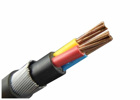 CHINA Niederspannung XLPE Isolierung PVC-Hüllen-Stahldraht-gepanzertes elektrisches Kabel 3 Phasen-kupfernes Kabel 600/1000V fournisseur