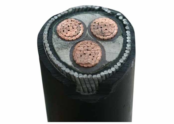 CHINA Hochspannungsdreiphasen-XLPE isolierte Stahldraht-gepanzertes elektrisches Kabel CU XLPE/SWA/PVC Stromkabel 33kV fournisseur