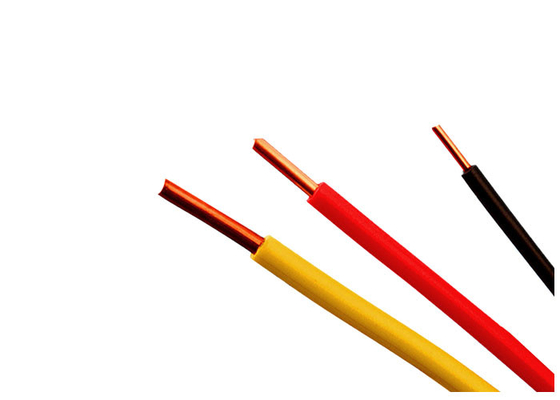 CHINA Farbe kundengebundenes elektrisches Kabel-Draht einkerniges PVC isolierte Kabel 450/750 V fournisseur