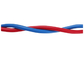 100% kupferner Prüfspannung des Leiter-Zwillings-flache elektrischen Kabel-2000V/5 Minuten fournisseur