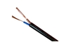 Flexibles zwei Kern-elektrisches Kabel-Draht PVC isoliert, Gelbgrün-Schwarzes fournisseur