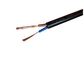 Flexibles zwei Kern-elektrisches Kabel-Draht PVC isoliert, Gelbgrün-Schwarzes fournisseur