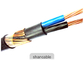 Kupfernes Isolierungs-Kabel/unterirdisch Stromkabel des Band-XLPE 90 Grad fournisseur