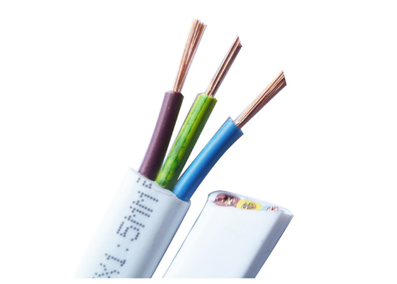 CHINA Kundenspezifische PVC-Jacken-flexible flache elektrische Drähte, 3 Draht-elektrisches Kabel fournisseur