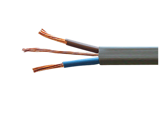 CHINA Flaches PVC isolierte elektrische Hüllen-Linie des Kabel-Draht-3 harte des Kern-x2.5SQMM des Haushalts mit weißer Farbe fournisseur