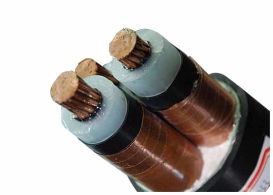 CHINA 3 Kern Xlpe isolierte PVC umhülltes Kabel mit kupfernem Band-Schirm-Mittelspannungs-Stromkabel fournisseur