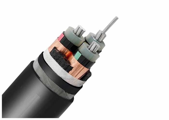 CHINA HT gepanzertes AL elektrisches Kabel unterirdisch/XLPE/CTS/PVC/STA 15KV 3 x 300 SQMM fournisseur