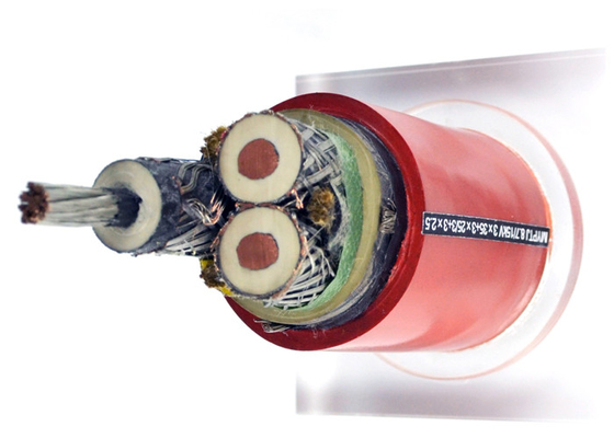 CHINA Shenghua Stromkabel 8,7 / 15 KV Gummi-Flexkabel MYPTJ Umweltfreundlich für Schwerlastgeräte fournisseur