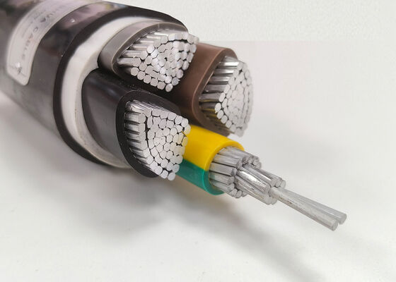 CHINA N2XRY 4x35mm2 Sauerstofffreie Kupfer-PVC-isolierter Draht gepanzertes Stromkabel für unterirdische 0,6/1kV Anbieter