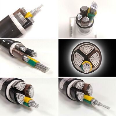 CHINA UV Resistant PVC Insulated Power Cable 0.6/1kV 4x35mm2 Aerial Overhead Outdoor Use Anbieter