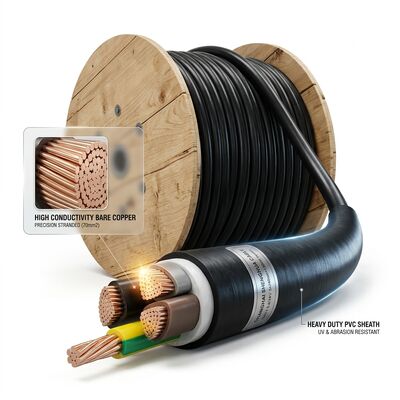 CHINA Factory Direct PVC Insulated Power Cable 0.6/1kV 4x70mm2 Copper Export Grade Anbieter