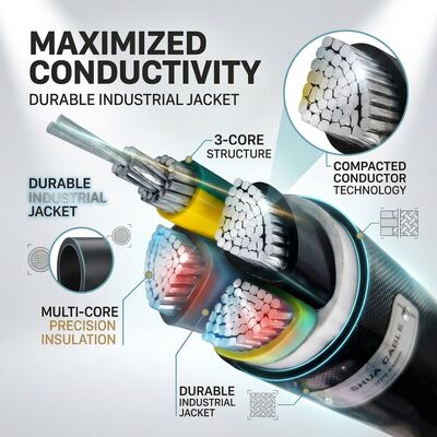 CHINA VGV 3x2.5mm2 PVC Insulated Cable 105C Heat Resistant Industrial Wiring 450/750V IEC60228 Anbieter
