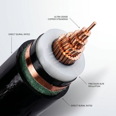 CHINA Erdverlegbares PE-ummanteltes XLPE-isoliertes Erdkabel 0,6/1kV Anbieter
