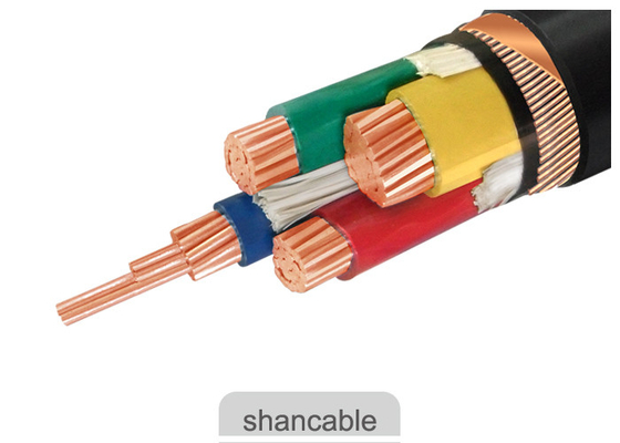 CHINA Kundengebundenes PVC isolierte Kabel-Nennspannung 600/1000V mit halbem Kern drei fournisseur