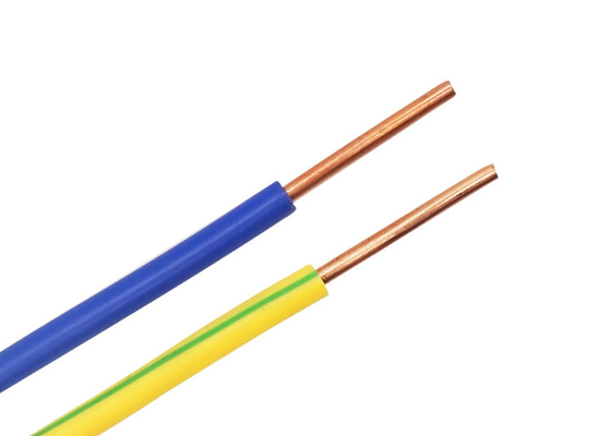 CHINA 2,5 isolierte festes kupfernes PVC Leiter SQMM nicht Jacken-elektrisches Kabel-Draht fournisseur