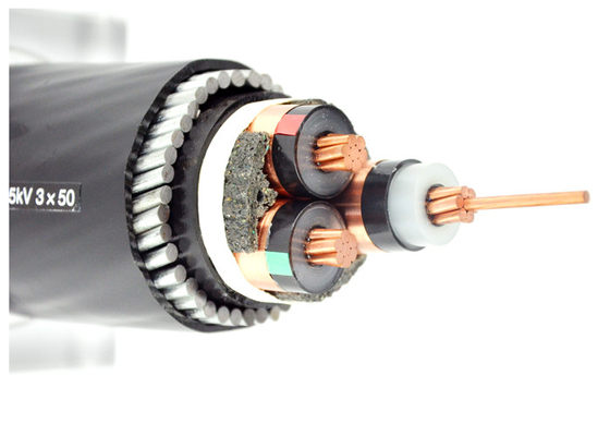 CHINA Standard des Doppelschicht-Stahlband-gepanzerter elektrischen Kabel-IEC60228 fournisseur