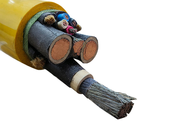 Shenghua-Stromkabel Metallgeschütztes Gummischachtelkabel 0,66 / 1,14 KV CE-KEMA-Zertifizierung fournisseur