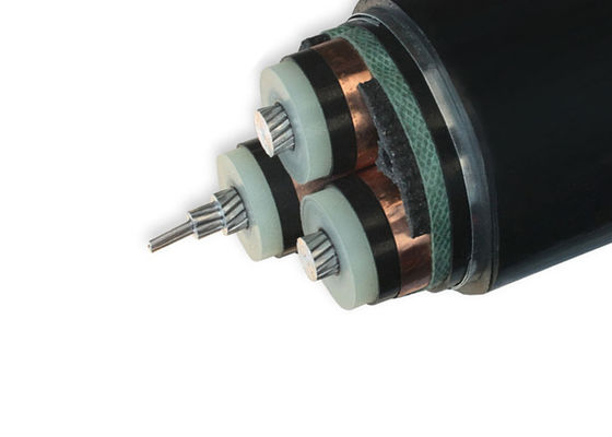Shanghai Shenghua Kabel Aluminium-Armierter Elektrokabel Kupfer-Schirm XLPE-Isolierter Hochspannungskabel fournisseur
