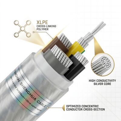 High Temperature XLPE Insulated PVC Sheathed Cable 0.6/1kV 4x16mm2 Power Station Anbieter