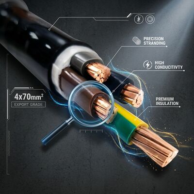 Factory Direct PVC Insulated Power Cable 0.6/1kV 4x70mm2 Copper Export Grade Anbieter