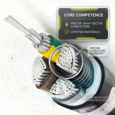NYY-J 4x16mm2 PVC Insulated Cable 125C High Temperature Furnace Power Cable IEC60502 Anbieter
