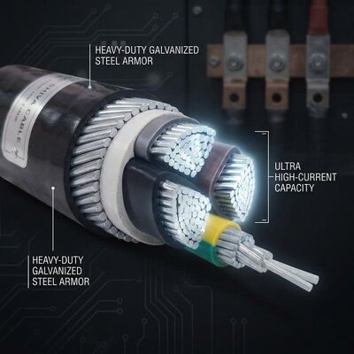 ABC 4x35mm2 UV Stabilized PVC Insulated Aerial Bundled Cable Overhead 0.6/1kV IEC60502 Anbieter