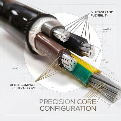 NYY 4x70mm2 Anti UV PVC Insulated Cable Direct Burial Sunlight Resistant 0.6/1kV IEC60502 Anbieter