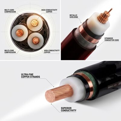 Feuerbeständiges XLPE-isolierte Stromkabel BS6387 Zertifiziert 0,6/1kV Notfall Anbieter