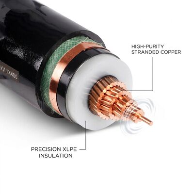 Niedriger Leiterwiderstand, reine Kupfer-XLPE-isolierte Stromkabel 0,6/1kV Anbieter