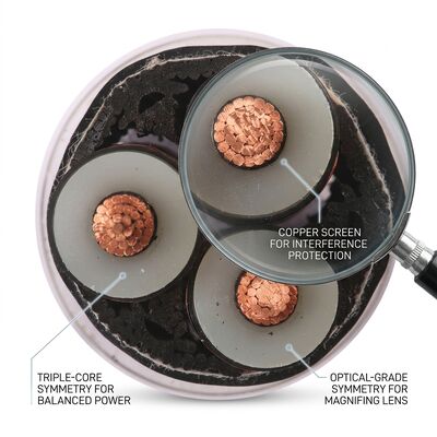 Halogenfreies flammhemmendes Mittelspannungs-XLPE-isolierte Stromkabel 8,7/15kV Anbieter
