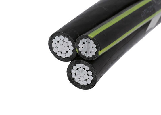 High-Quality 0.6/1kV Triplex/Quadruplex Aerial Bundled Cable for Reliable Power Distribution fournisseur