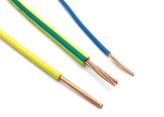 Shanghai Shenghua PVC-Typ ST5 PVC-Kappe Elektrizitätskabel Draht Kupferkern Erddraht 500v fournisseur