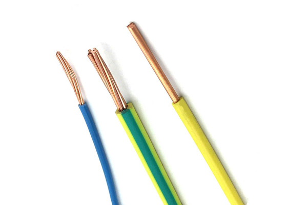 Shanghai Shenghua PVC-Typ ST5 PVC-Kappe Elektrizitätskabel Draht Kupferkern Erddraht 500v fournisseur