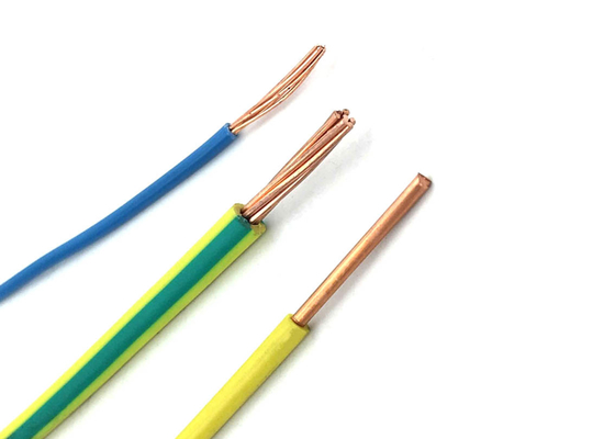 Shanghai Shenghua PVC-Typ ST5 PVC-Kappe Elektrizitätskabel Draht Kupferkern Erddraht 500v fournisseur