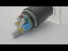 Umhüllte gepanzertes kupfernes 100m PVC Länge AWA SWA verseiltes Kabel